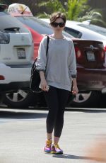 LILY COLLINS Out and About in West Hollywood 2003