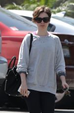 LILY COLLINS Out and About in West Hollywood 2003