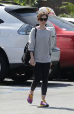 LILY COLLINS Out and About in West Hollywood 2003