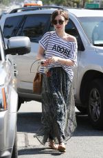 LILY COLLINS Out Shopping in West Hollywood 2203