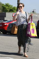 LILY COLLINS Out Shopping in West Hollywood 2203