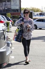 LILY COLLINS Shopping at Whole Foods in West Hollywood 1603
