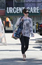 LILY COLLINS Shopping at Whole Foods in West Hollywood 1603
