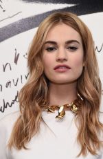 LILY JAMES at AOUL Build Speaker Series in New York