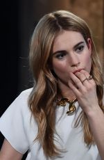 LILY JAMES at AOUL Build Speaker Series in New York