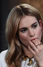 LILY JAMES at AOUL Build Speaker Series in New York