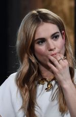 LILY JAMES at AOUL Build Speaker Series in New York