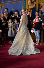 LILY JAMES at Cinderella Premiere in Hollywood