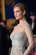LILY JAMES at Cinderella Premiere in Hollywood