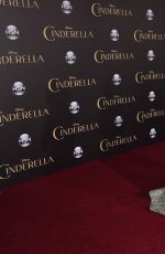 LILY JAMES at Cinderella Premiere in Hollywood
