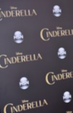 LILY JAMES at Cinderella Premiere in Hollywood