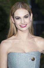 LILY JAMES at Cinderella Premiere in London
