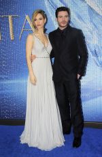 LILY JAMES at Cinderella Premiere in Mexico City