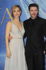LILY JAMES at Cinderella Premiere in Mexico City