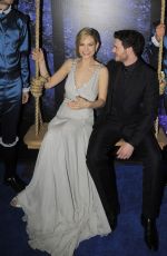 LILY JAMES at Cinderella Premiere in Mexico City