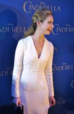 LILY JAMES at Cinderella Special Screening in Toronto