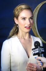 LILY JAMES at Cinderella Special Screening in Toronto