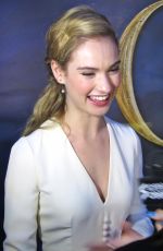 LILY JAMES at Cinderella Special Screening in Toronto