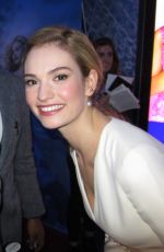 LILY JAMES at Cinderella Special Screening in Toronto