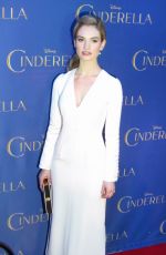 LILY JAMES at Cinderella Special Screening in Toronto