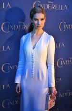 LILY JAMES at Cinderella Special Screening in Toronto