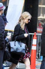 LILY JAMES at Good Morning America in New York