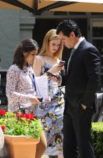 LILY JAMES at Hotel Sheraton in Mexico City