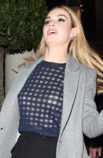 LILY JAMES Leaves a Party in London 1903