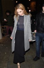LILY JAMES Leaves a Party in London 1903