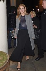 LILY JAMES Leaves a Party in London 1903