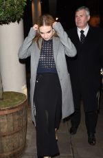 LILY JAMES Leaves a Party in London 1903