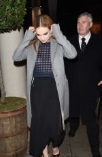 LILY JAMES Leaves a Party in London 1903