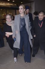 LILY JAMES Leaves BBC Radio 1 Studios in London