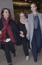 LILY JAMES Leaves BBC Radio 1 Studios in London