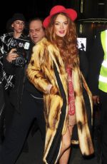 LINDSAY LOHAN Out and About in London 2003