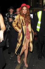 LINDSAY LOHAN Out and About in London 2003