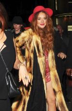 LINDSAY LOHAN Out and About in London 2003