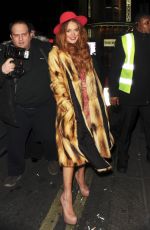 LINDSAY LOHAN Out and About in London 2003