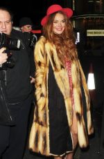 LINDSAY LOHAN Out and About in London 2003