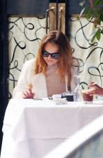 LINDSAY LOHAN Out for Lunch in London 2403