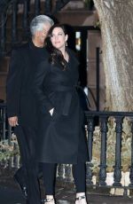 LIV TYLER Out for Dinner in New York