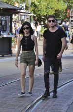 LUCY HALE in Shorts Out and About in Los Angeles 0703