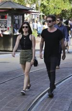 LUCY HALE in Shorts Out and About in Los Angeles 0703