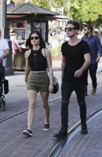 LUCY HALE in Shorts Out and About in Los Angeles 0703