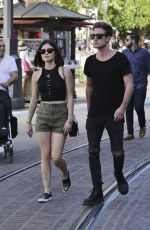 LUCY HALE in Shorts Out and About in Los Angeles 0703