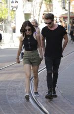 LUCY HALE in Shorts Out and About in Los Angeles 0703