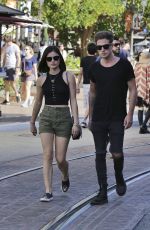 LUCY HALE in Shorts Out and About in Los Angeles 0703