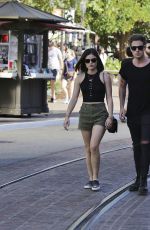 LUCY HALE in Shorts Out and About in Los Angeles 0703