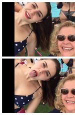 MAE WITHMAN at Aerie Celebrates Swim with #aeriereal Selfie in Miami Beach