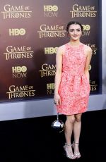 MAISIE WILLIAMS at Game of Thrones Season 5 Premiere in San Francisco